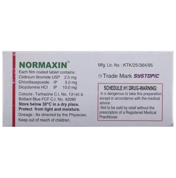 normaxin tablet 20's